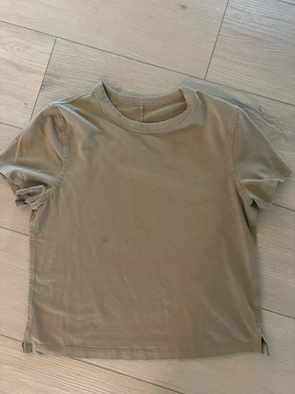 Green lululemon cotton shirt